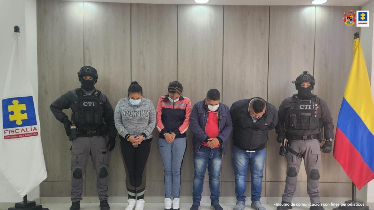 Medida de aseguramiento a presuntos líderes de red de narcotráfico en el sur de Bogotá