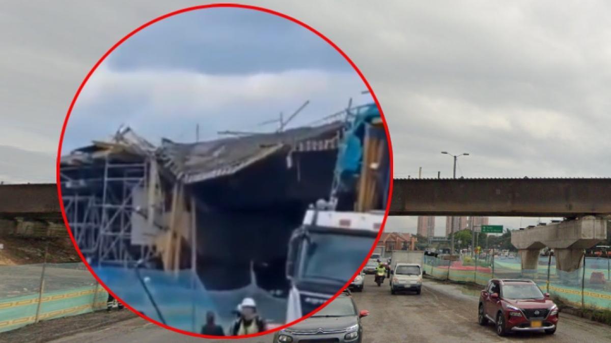 Video | Emergencia en obra de puente del norte de Bogotá; director del IDU se pronuncia