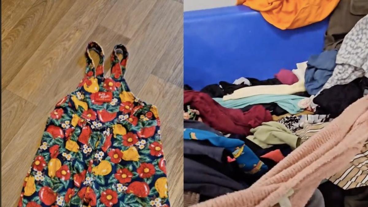 He bought clothes at a second-hand store in the US and discovered that ...