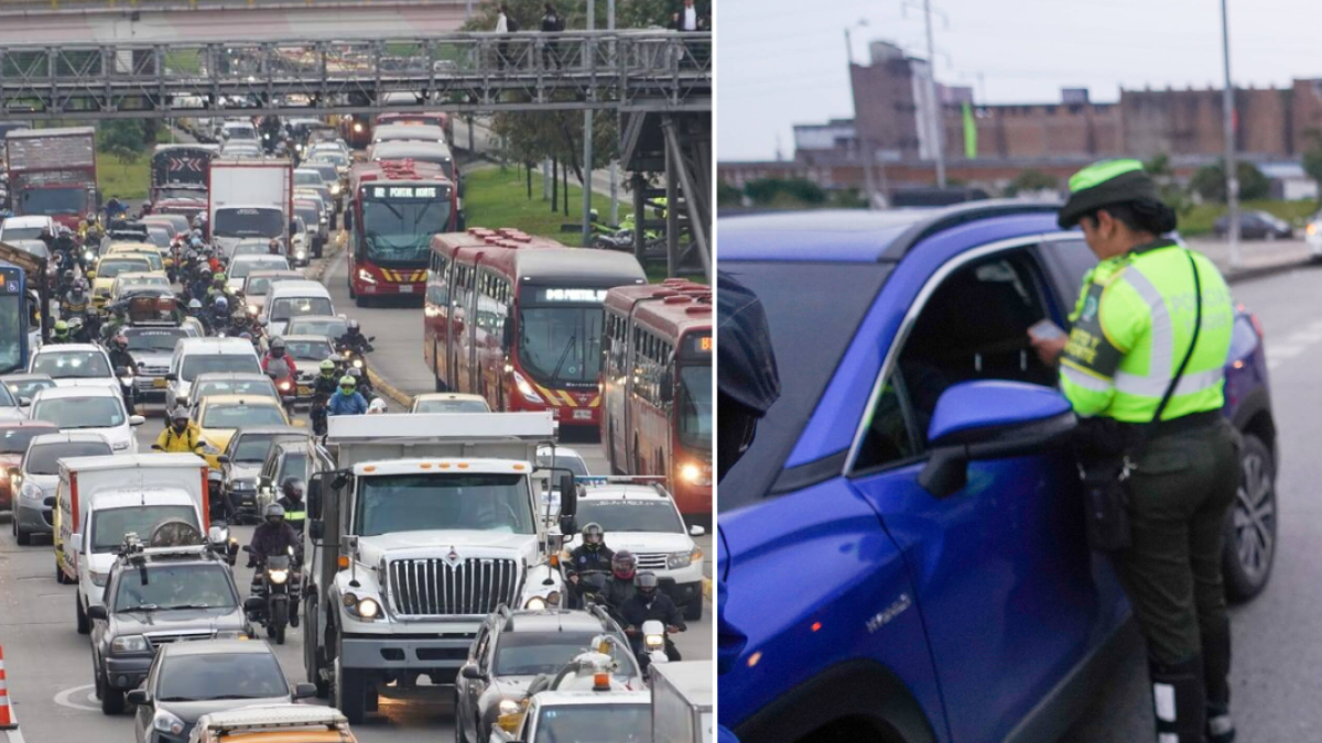 ¡Atentos, conductores! Pico y placa en Bogotá para el lunes 18 de marzo de 2024