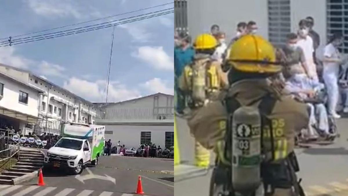 Rionegro itfaiyecileri hastanedeki acil durumu kontrol altına aldı