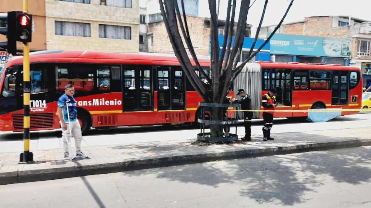 Peatón murió tras ser arrollado por un bus de TransMilenio en el sur de Bogotá: esto se sabe