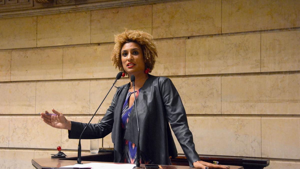 Who are the three arrested in Brazil for the murder of councilwoman Marielle Franco?