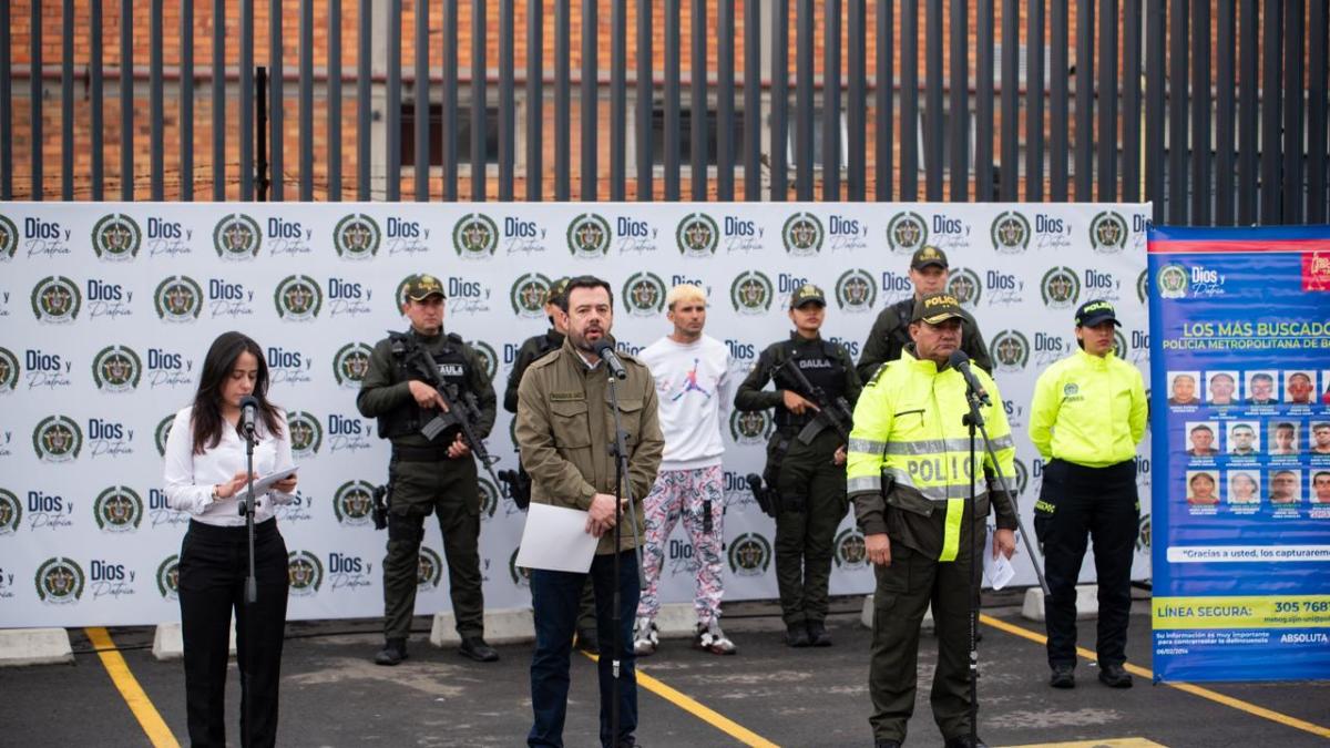 Golpe al delito en Bogotá: caen 10 criminales del cartel de ‘los más buscados’ en la ciudad