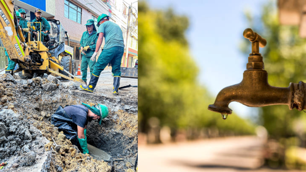 ¡Pilas! Estos son los cortes de agua programados en Bogotá para el martes 26 de marzo