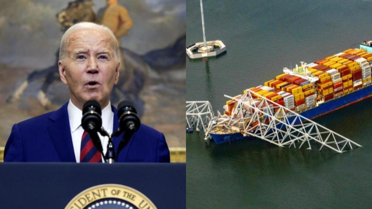 Joe Biden ordena reconstruir el puente de Baltimore ‘tan pronto como sea posible’