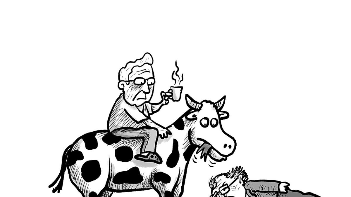 Atravesado - Caricatura de Jota