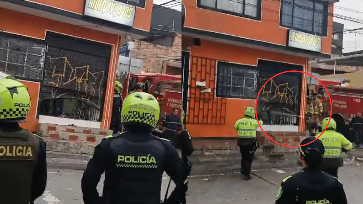 La verdad del video de supuestos ladrones que se quedaron encerrados en cigarrería de Bogotá