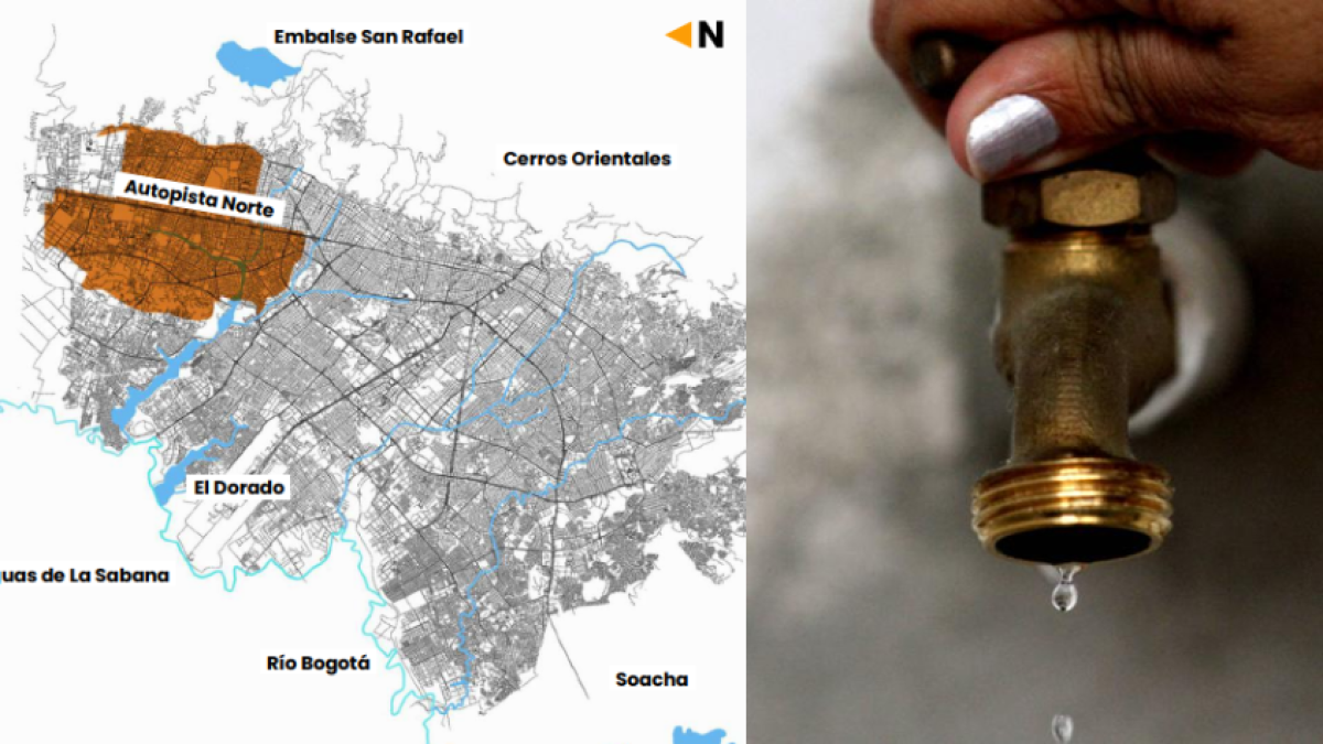 Racionamiento de agua en Bogotá: estos son los barrios que tendrán cortes este domingo 19 de mayo