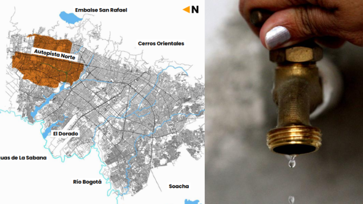 Racionamiento de agua en Bogotá: estos son los barrios donde aplicará la medida este viernes 10 de mayo