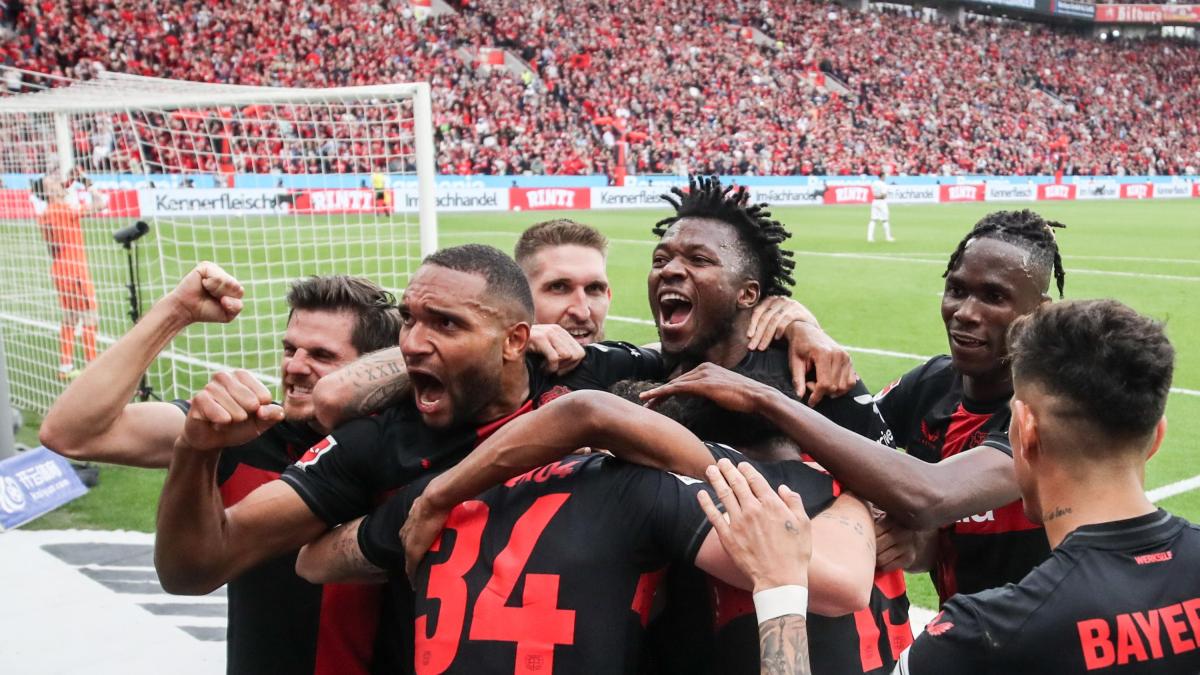 Bayer Leverkusen, Bundesliga champion for the first time in its history ...