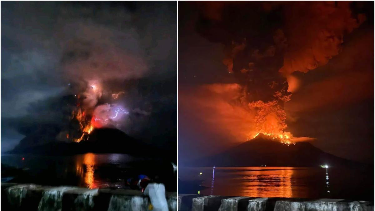 Indonesia entra en emergencia por erupción de volcán que causa evacuación de más de 800 personas