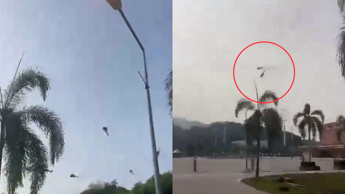 Impactante video: helicópteros de la Marina de Malasia se chocaron en el aire y dejaron 10 muertos