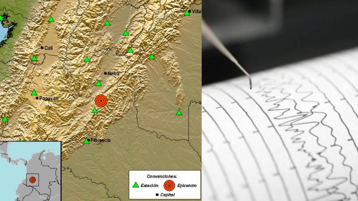 Temblor en Colombia en la madrugada de este miércoles 24 de abril: vea magnitud y epicentro