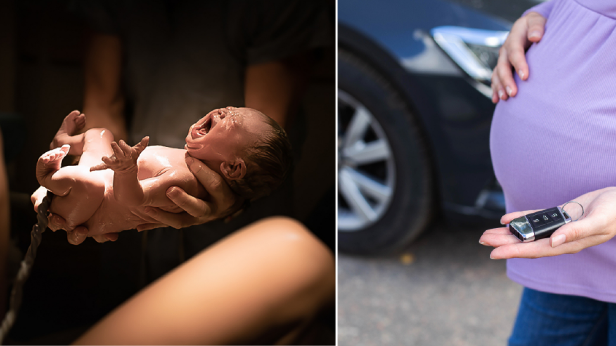 Mujer embarazada fue a comprar un carro, tuvo al bebé en el baño del concesionario y lo abandonó en un cajón