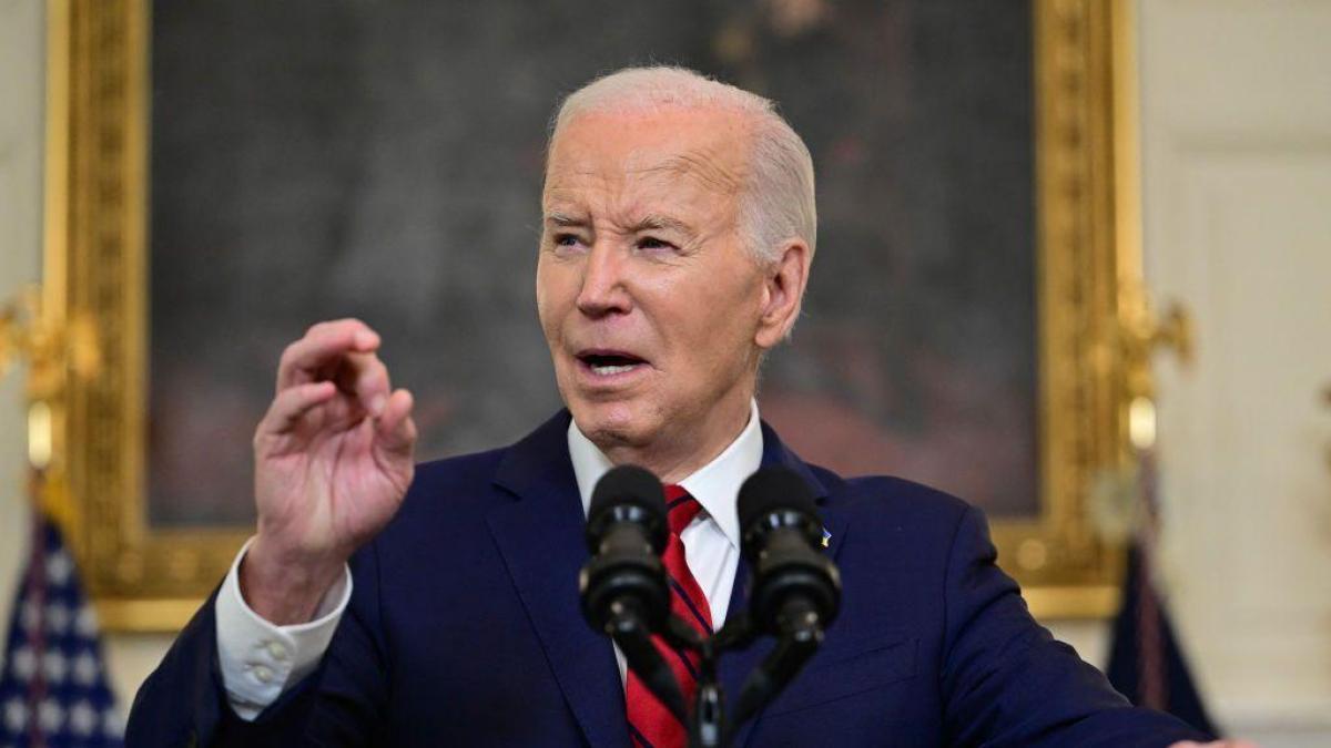 Joe Biden condena la violencia en las protestas universitarias de Estados Unidos contra la guerra en Gaza