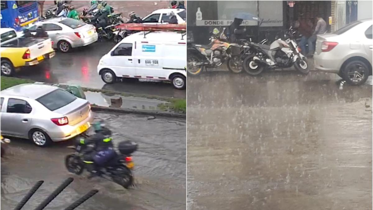 ¡Sigue lloviendo en Bogotá! Los usuarios afirman que están experimentando dificultades con su movilidad debido a las fuertes lluvias.