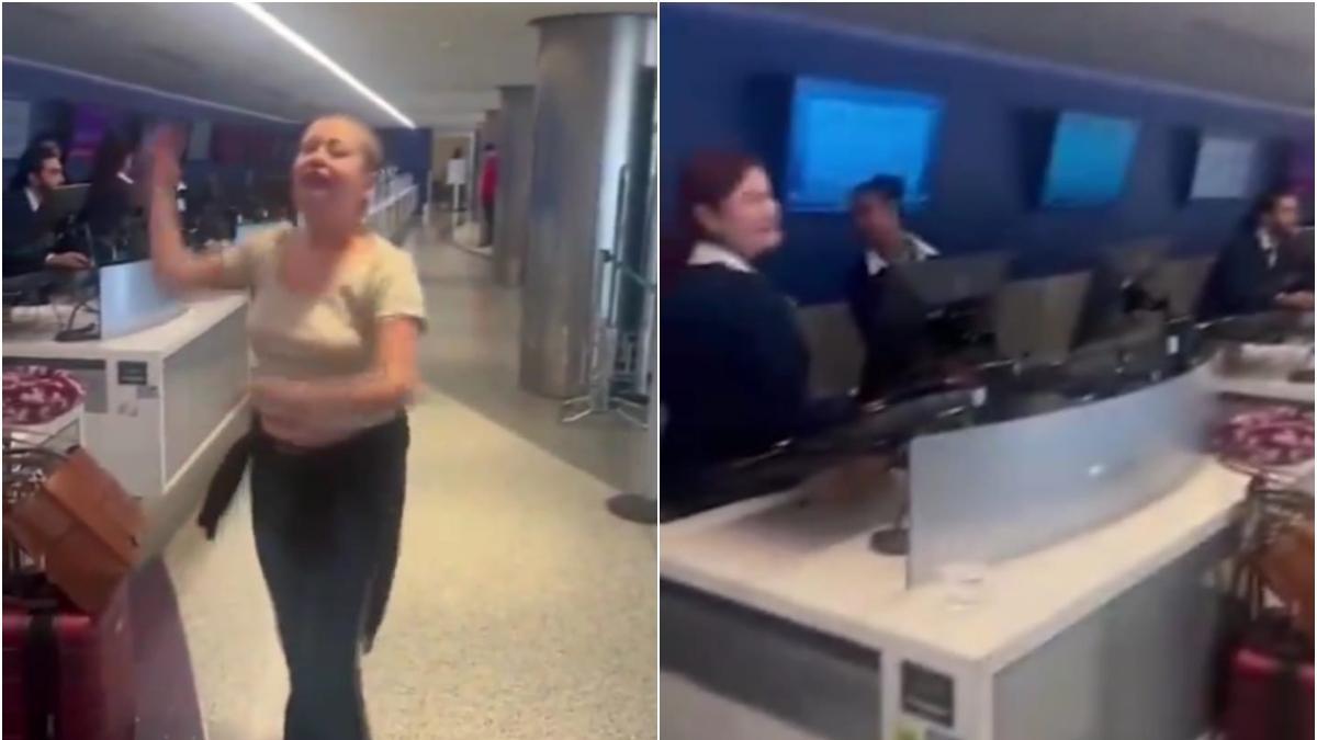 Mujer protagonizó un escándalo al insultar a empleados de la aerolínea equivocada en Los Ángeles