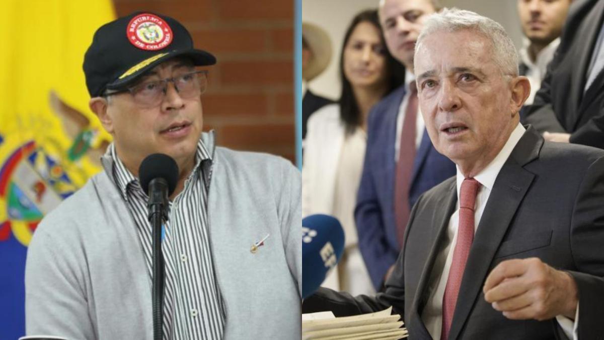 Nuevo choque entre el presidente Gustavo Petro y Álvaro Uribe: esta vez fue por la liquidación de Telecom