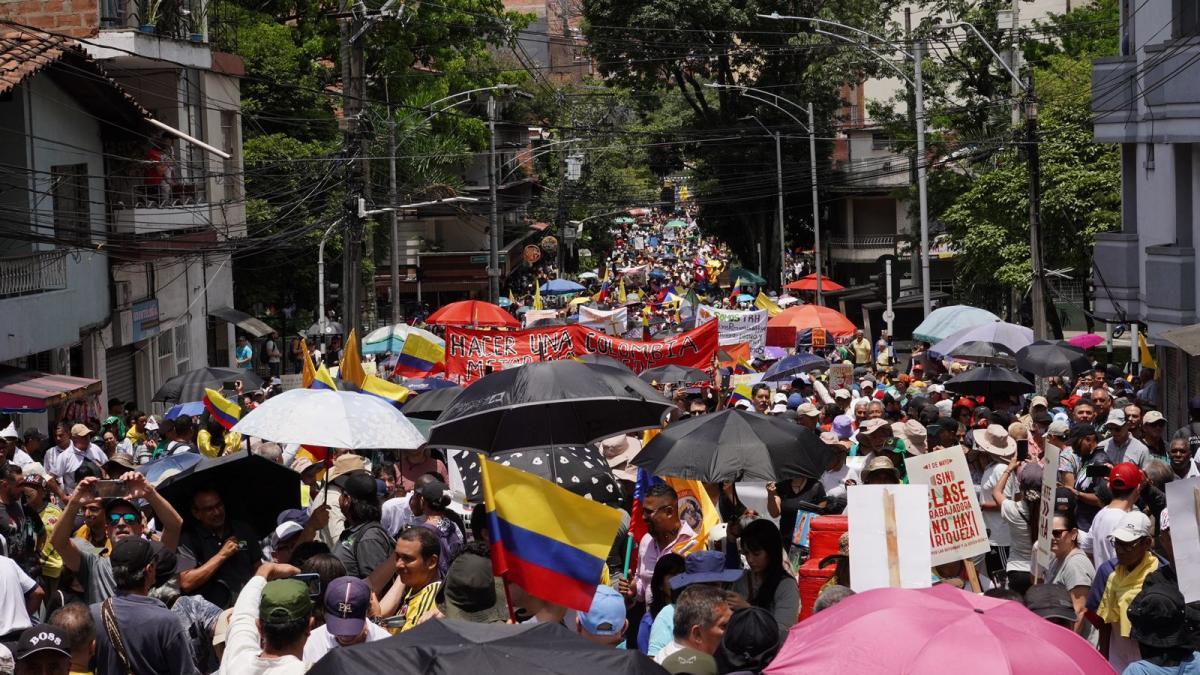 Marchas del 1 de mayo en Medellín: recorrido y cierres por las movilizaciones del Día del Trabajo en Antioquia