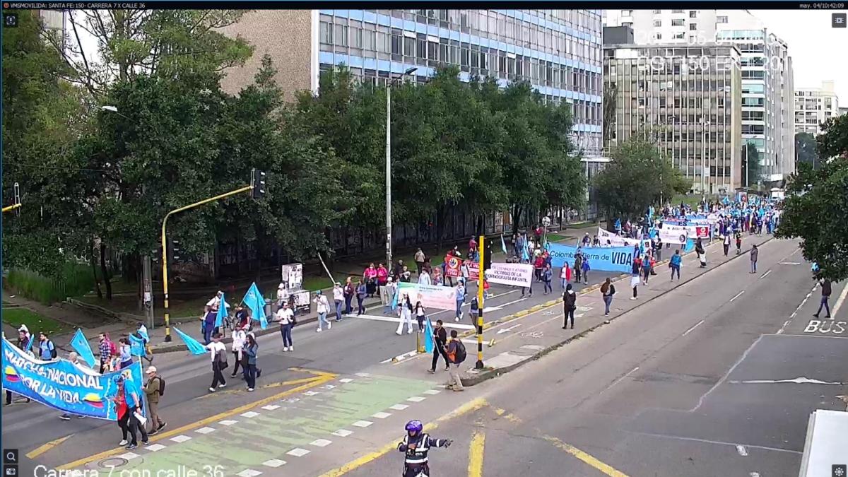 Marchas en Bogotá hoy: manifestación afecta la movilidad este sábado 4 de mayo