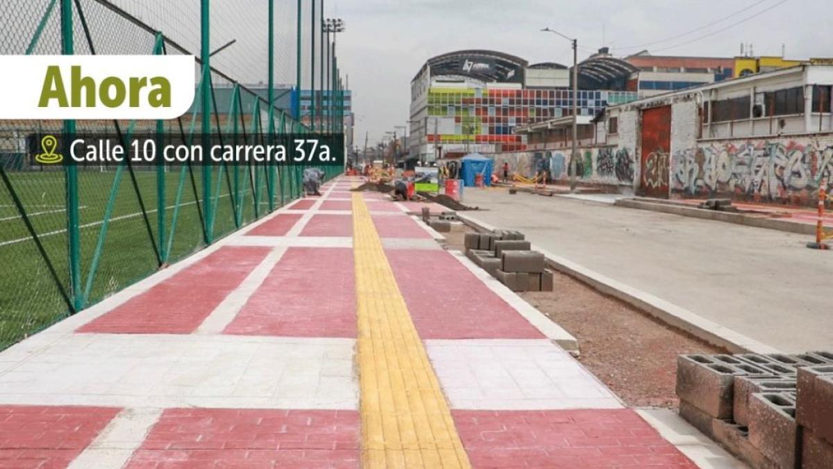 IDU realiza piloto para construir andenes más resistentes y eficientes en Bogotá