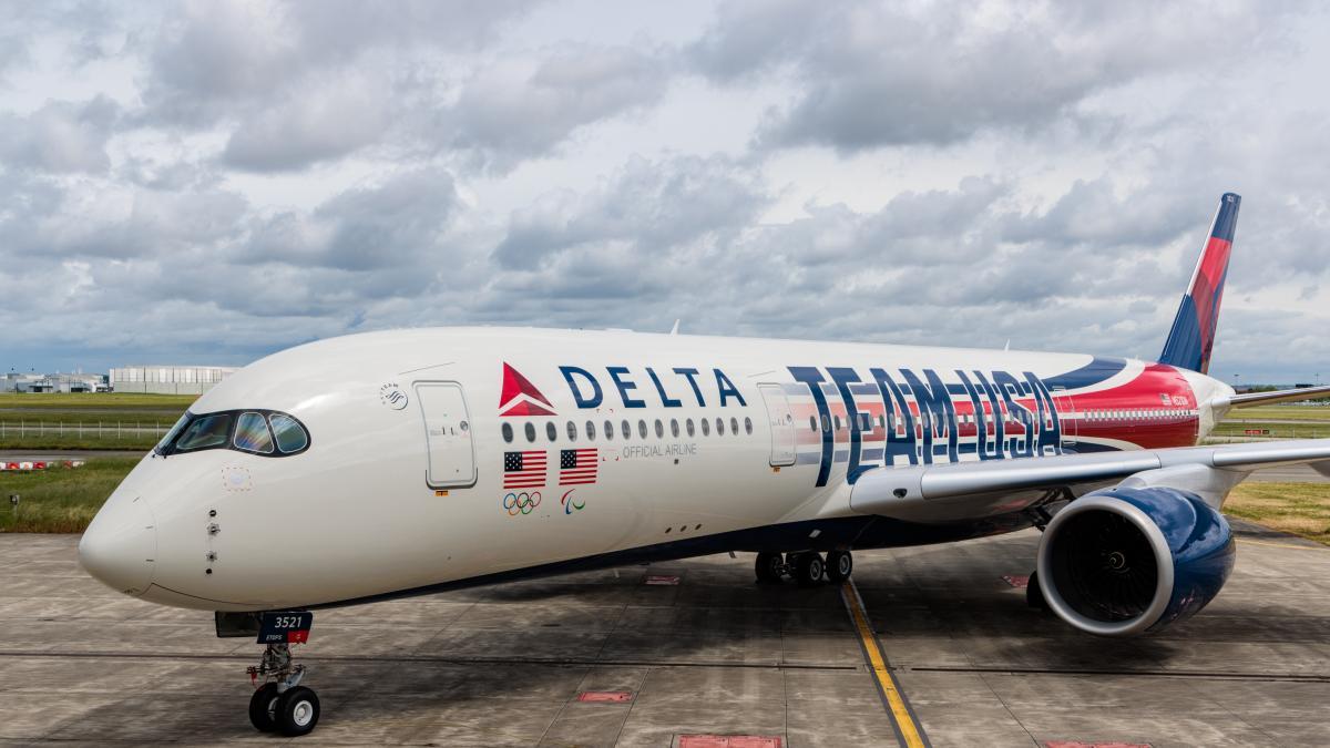 Los lujos del avión Delta que usará la selección de EE. UU. en Juegos Olímpicos 2024