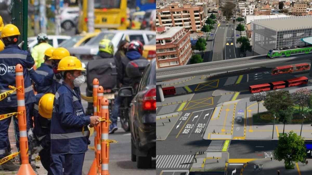 Caracas: habrá nuevos cierres a la altura de la calle 72 por obras del Metro de Bogotá