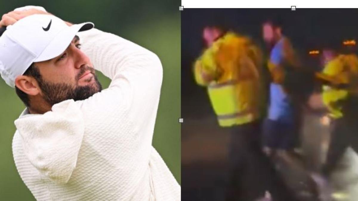 El número uno del mundo del golf, Scottie Scheffler, ha sido detenido por la policía en EE. UU.  UU.