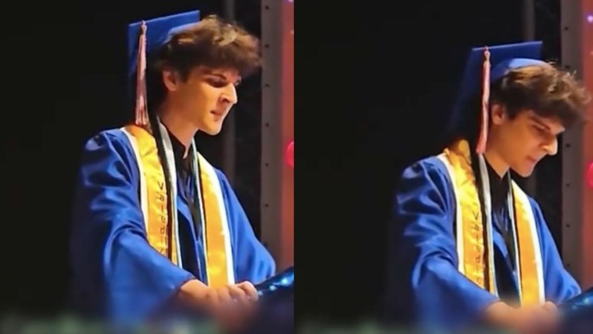 ‘Mi padre murió ayer’: el desgarrador discurso de graduación de un estadounidense