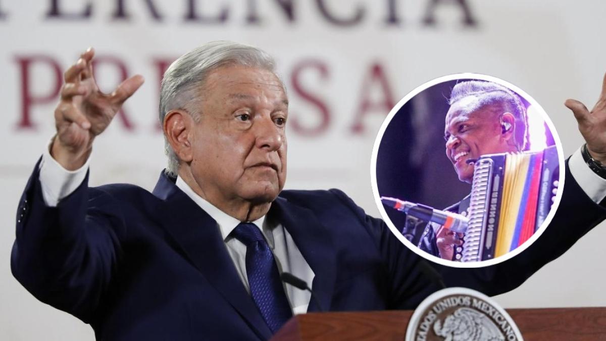 El presidente de México, Andrés Manuel López Obrador, le rindió homenaje al cantante colombiano Omar Geles: este fue el momento