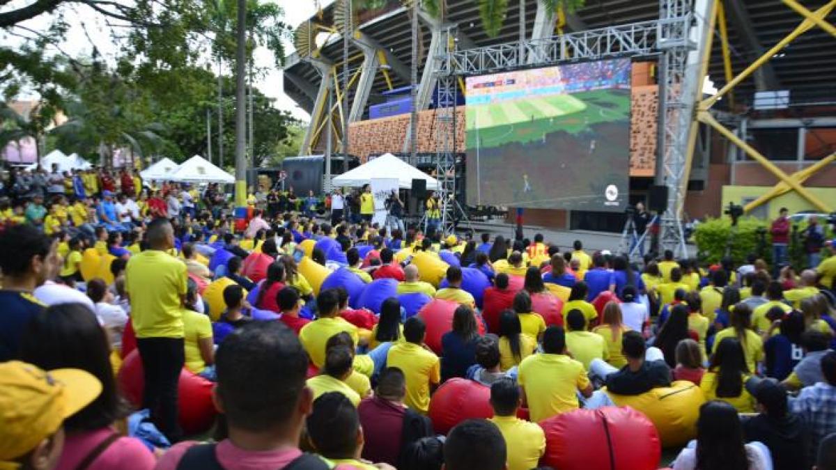 ¿No sabe dónde ver los partidos de Colombia en la Copa América? Medellín tendrá cuatro pantallas gigantes 