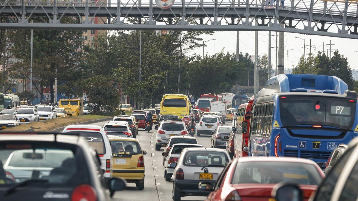 EN VIVO movilidad Bogotá: accidente en la Autopista sur bloquea el paso a los buses de Transmilenio en sentido occidente – oriente 