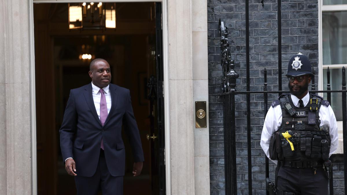 Reino Unido: el nuevo canciller británico David Lammy urge a un cese el fuego inmediato en Gaza