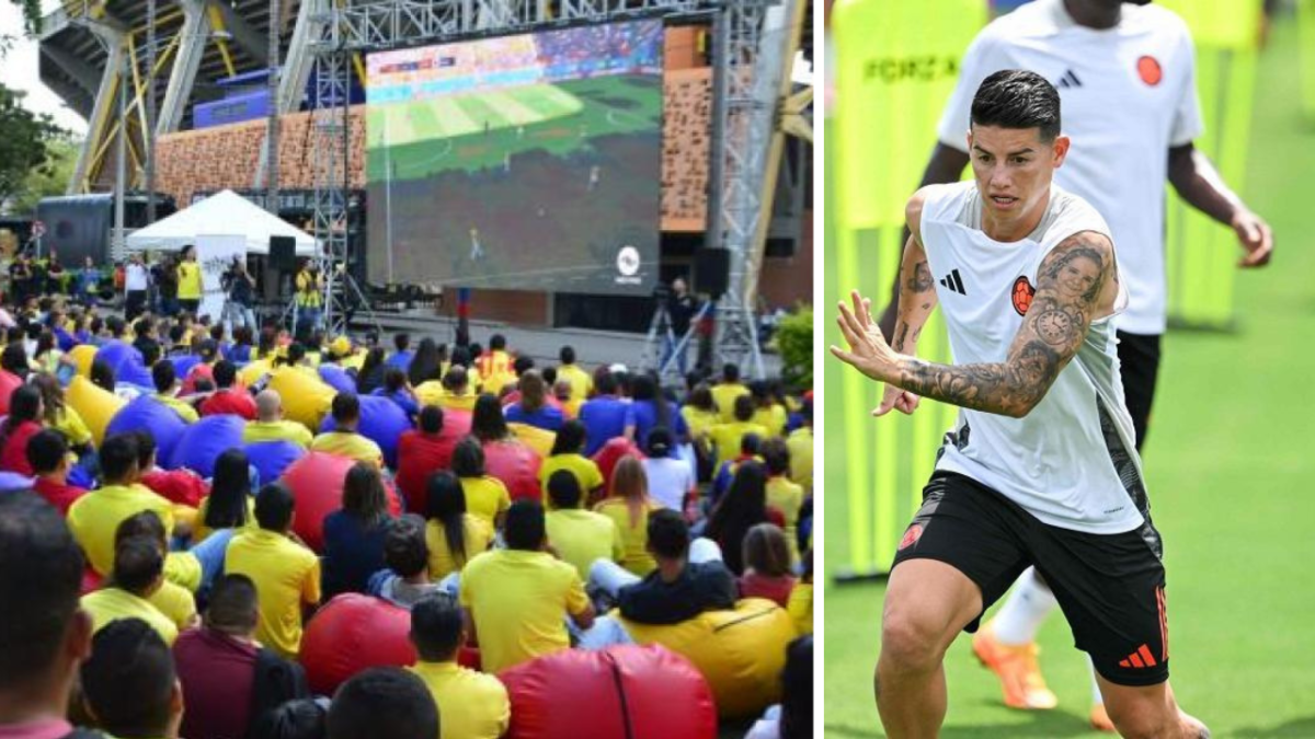 Colombia vs. Panamá: estos son los lugares con pantallas gigantes en Medellín para ver el partido de hoy 