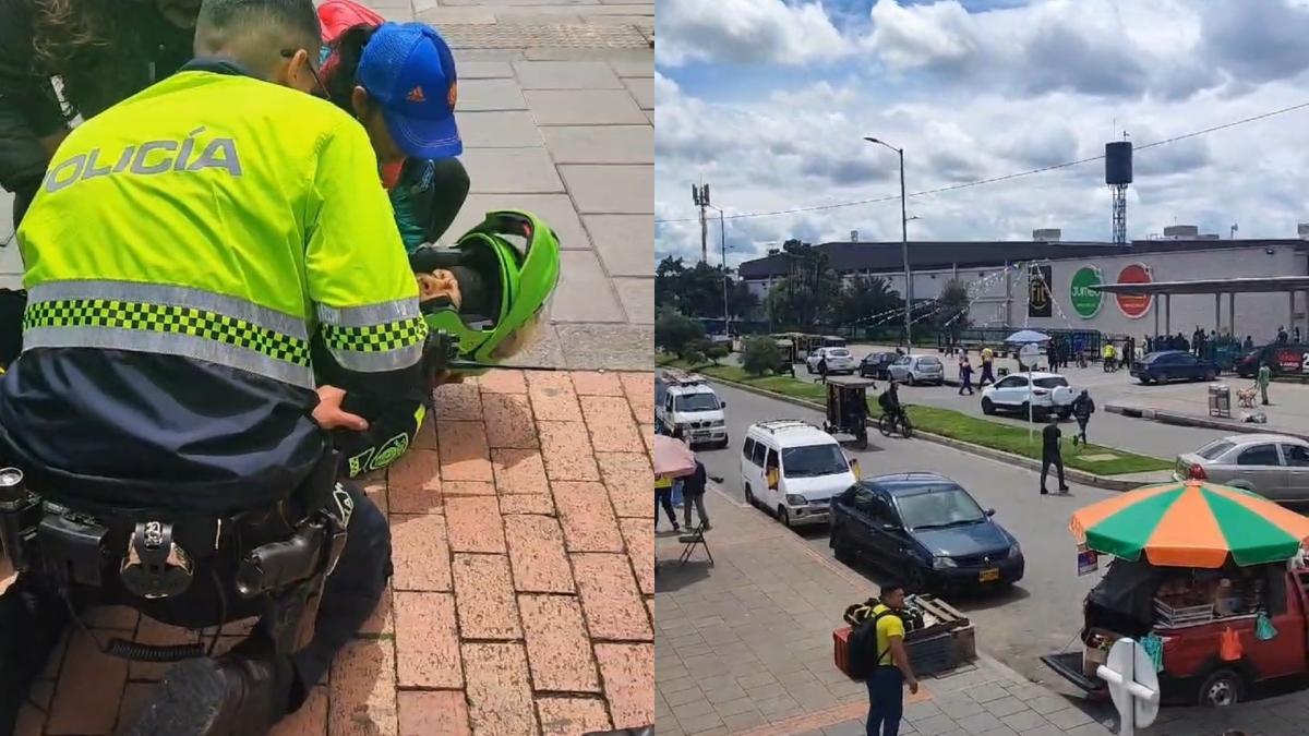 Bogotá: reportan balacera en el Portal Sur de TransMilenio; un policía y un vendedor salieron lesionados 