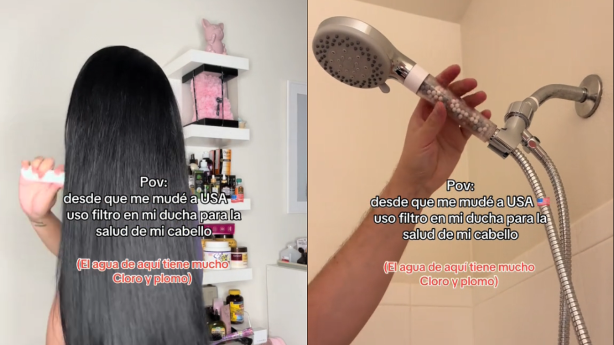 Latina en EE. UU. dijo qué hace para mantener saludable su cabello a pesar del agua