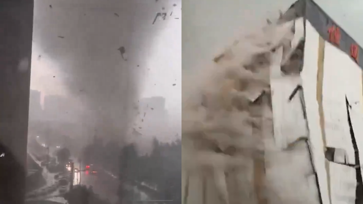 Videos: aterrador tornado destruyó casas y causó la muerte de al menos cinco personas en China