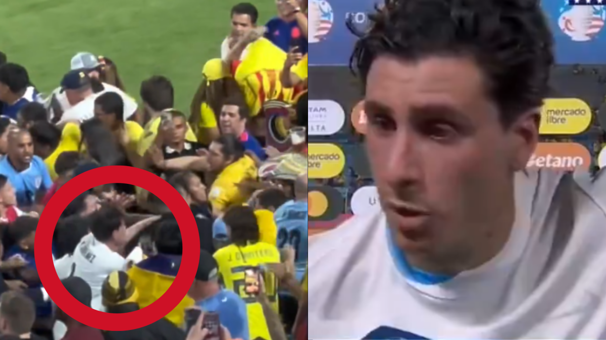 Colombia vs Uruguay, batalla en las tribunas Giménez, defensa uruguayo dio su versión de los