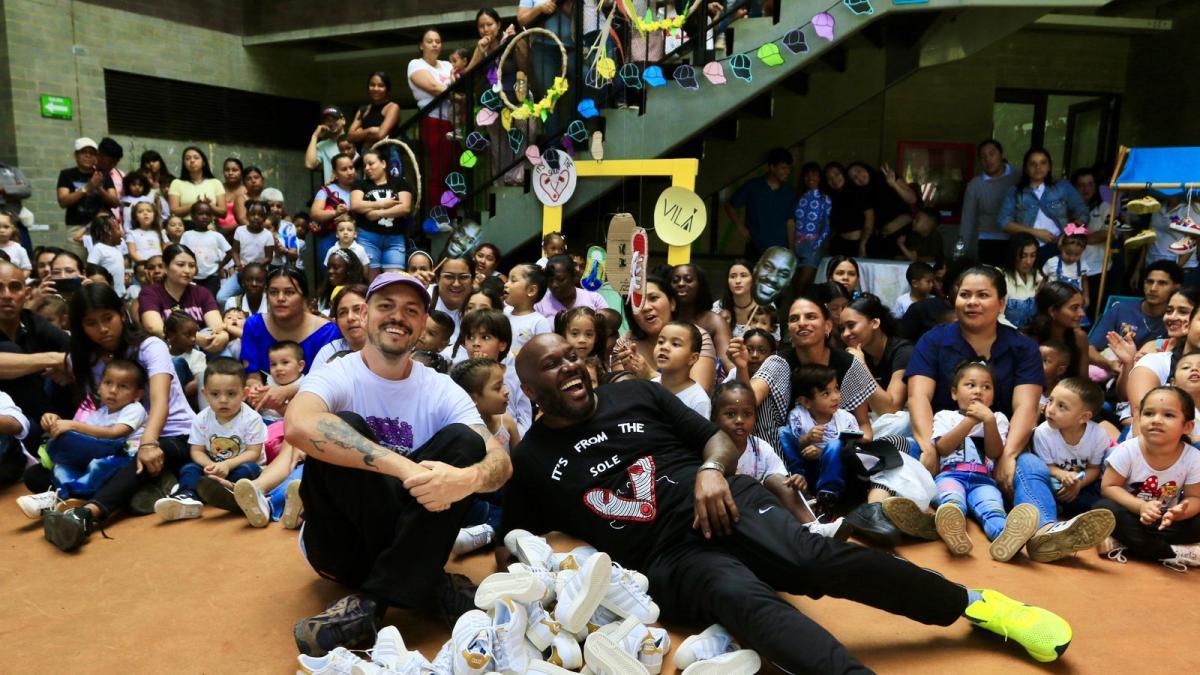 El filántropo Andre McDonnell llegó a Medellín para repartir sonrisas y dejar una huella 