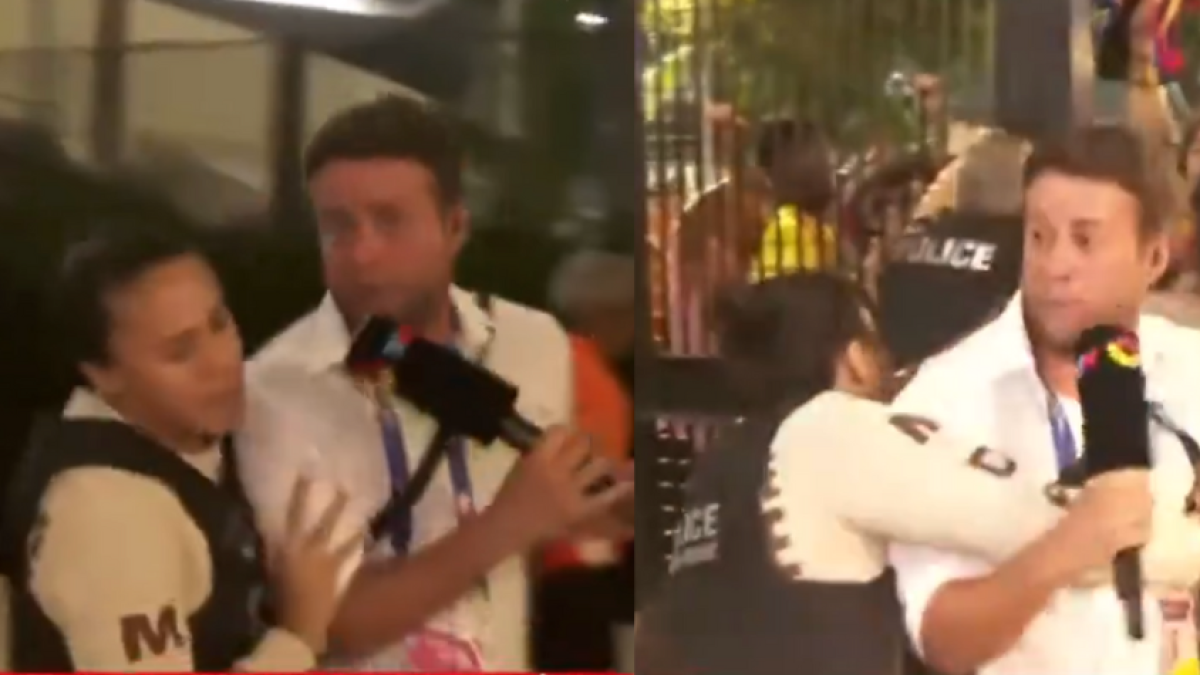 La reacción de un periodista argentino al que la Policía de Miami echó por la fuerza del Hard Rock Stadium