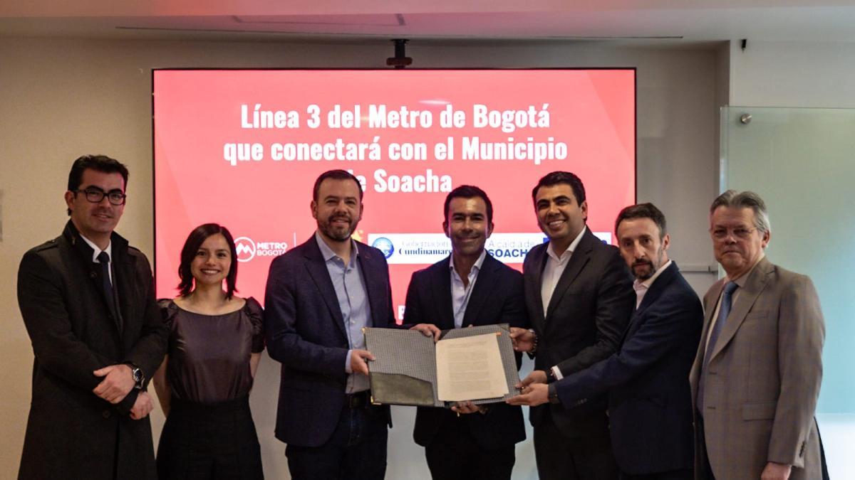 Avance en la tercera línea del metro de Bogotá: firman convenio para la planeación y estructuración del proyecto 