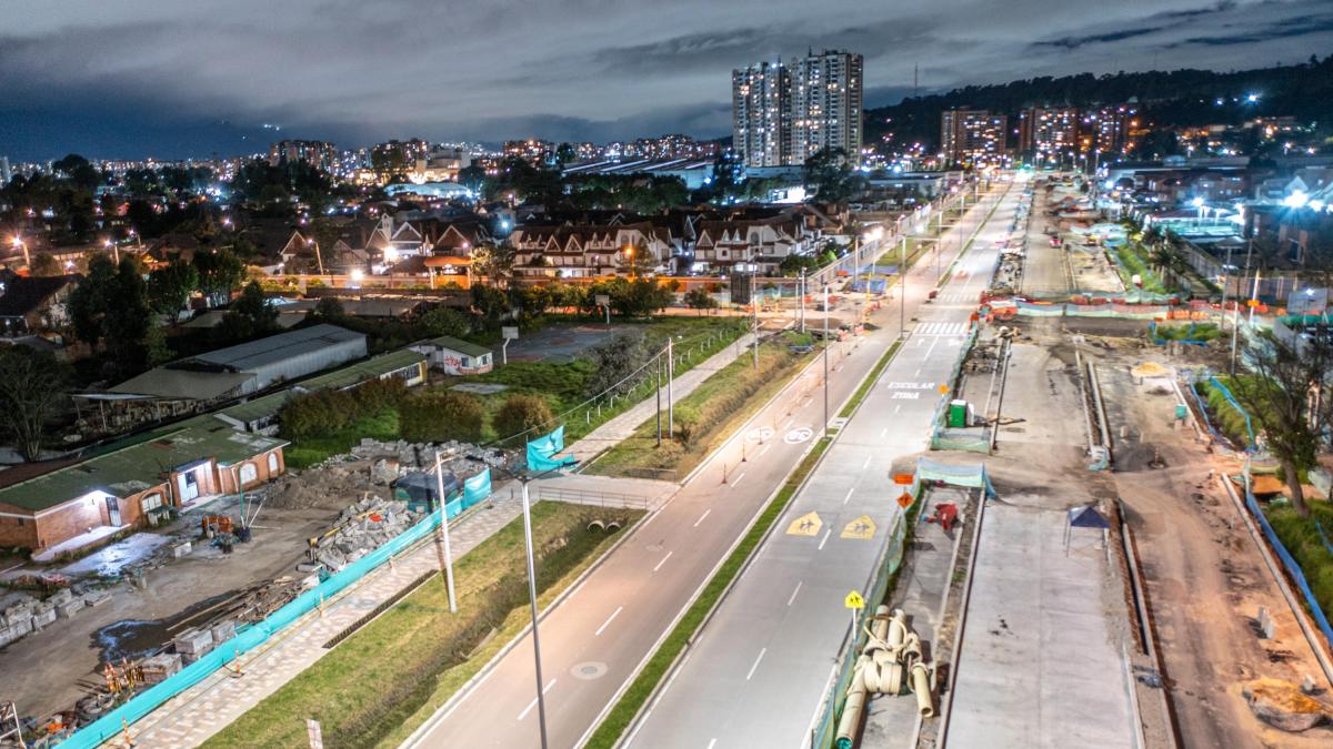 Ponen en servicio el carril oriental de la extensión de la avenida Boyacá, entre calles 170 y 183, al norte de Bogotá 