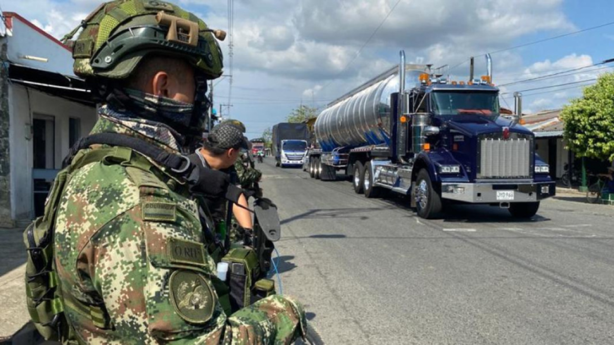 Ejército, Policía y Fuerza Aérea frustran ataque a subestación de Policía en Jamundí, Valle del Cauca 