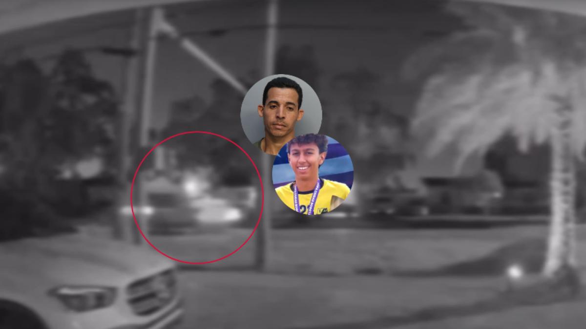 Apareció el señalado de atropellar y causarle la muerte a joven futbolista colombiano en Miami: video fue clave