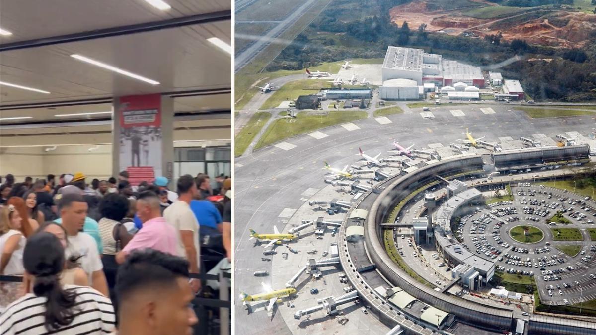 ¿Qué pasa con Migración Colombia en el aeropuerto José María Córdova? Viajeros denuncian filas de más de 2 horas