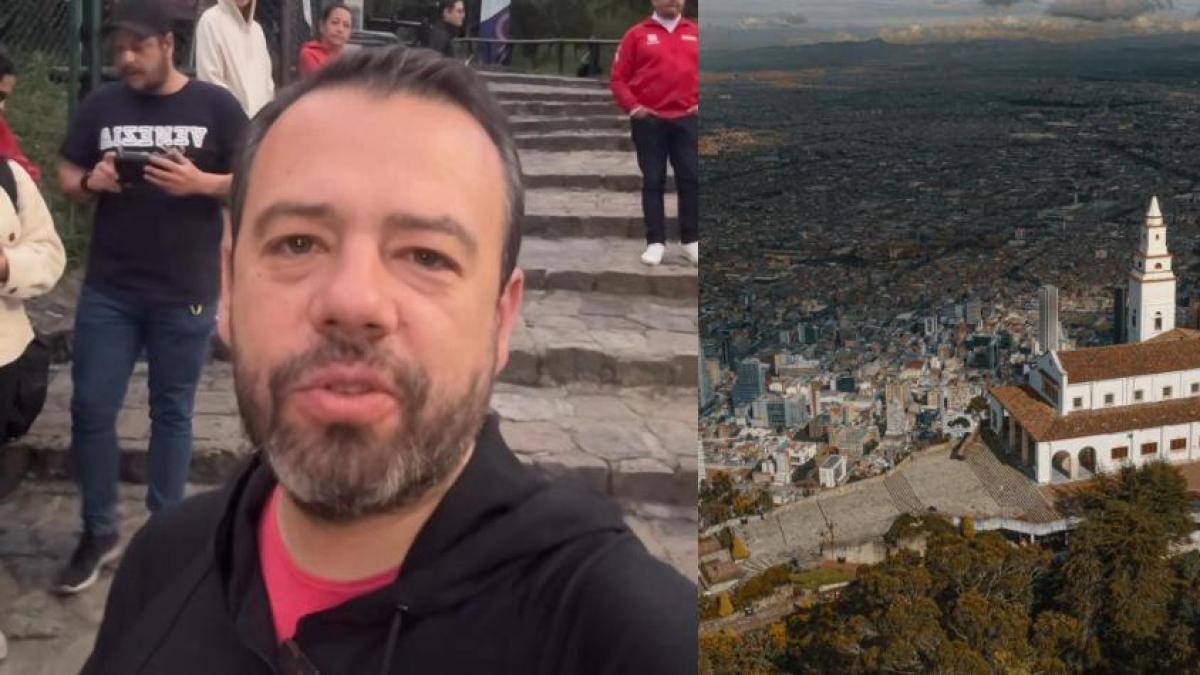 El alcalde de Bogotá, Carlos Fernando Galán, empezó celebrando el cumpleaños de la ciudad subiendo Monserrate 