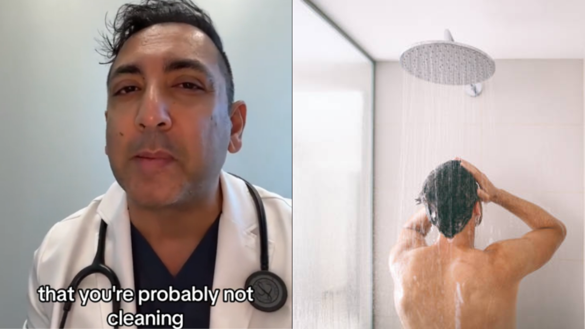 ‘I’m a doctor, these are the 3 parts of the body that people don’t wash well when they shower’