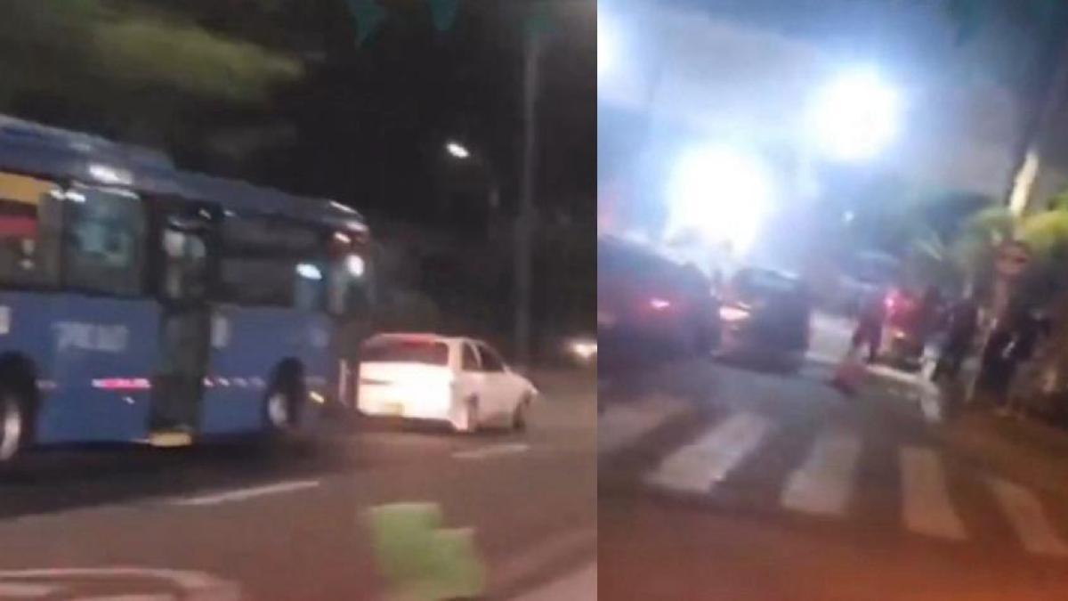 Video: en confusos hechos, un bus del Mio en Cali ingresó a la fuerza al Batallón Pichincha 