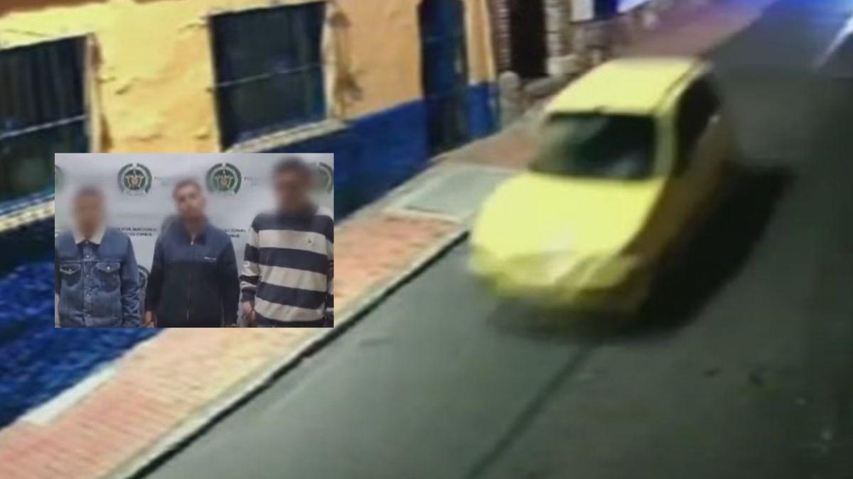 Pánico por balacera en el centro de Bogotá: Policía persiguió a tres señalados delincuentes que huían en taxi por La Candelaria 